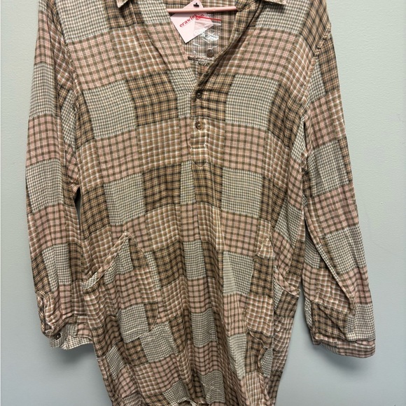 ILLA ILLA Plaid Long Sleeve Tunic - Picture 2 of 6